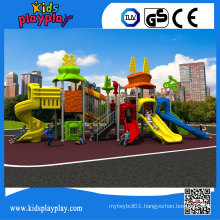 Kidsplayplay Kids Games Outdoor Playground with Plastic Slide for Sale